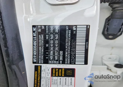 2018 Mercedes-Benz Gle 350 4Matic z USA, uszkodzony, nr VIN 4JGDA5HB3JB165821